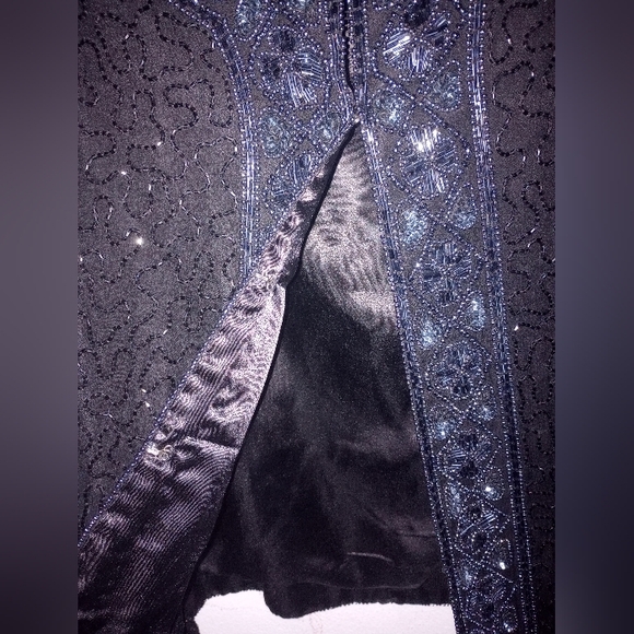 SCALA Silk beaded & sequined jacket blazer - Picture 11 of 12